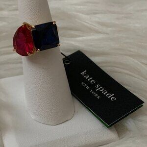 KATE SPADE Showtime Statement Ring in Gold RING SIZE 7